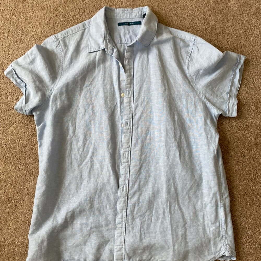 Perry Ellis Men's XL Short-Sleeve Shirt